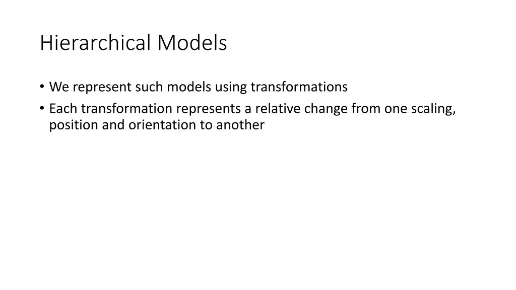 hierarchical models 2