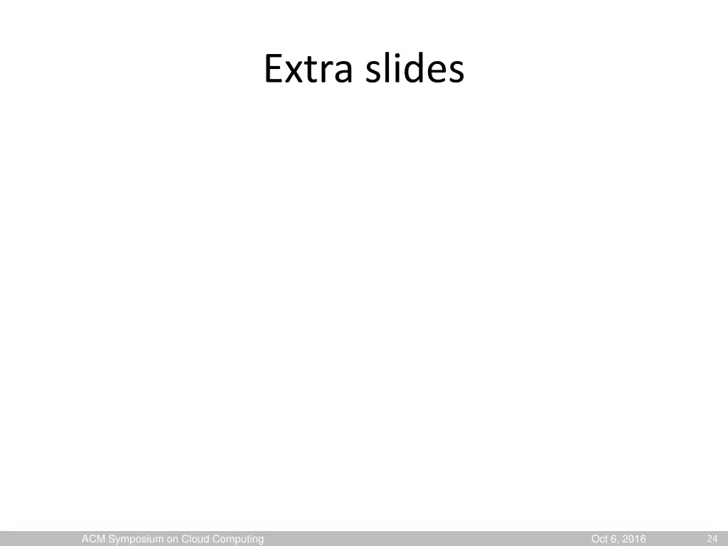 extra slides