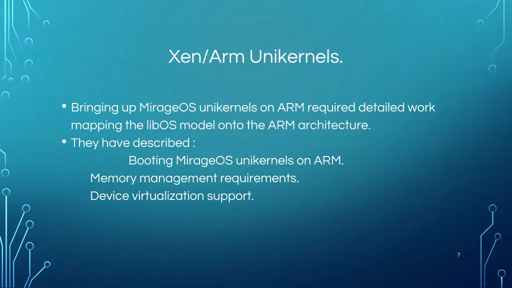 xen arm unikernels