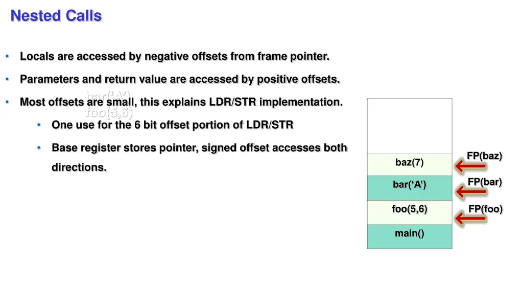 nested calls