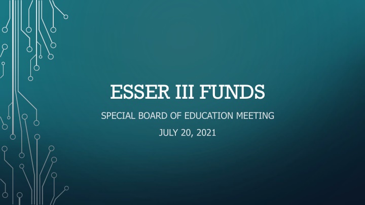 esser iii funds