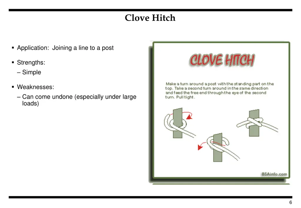 clove hitch