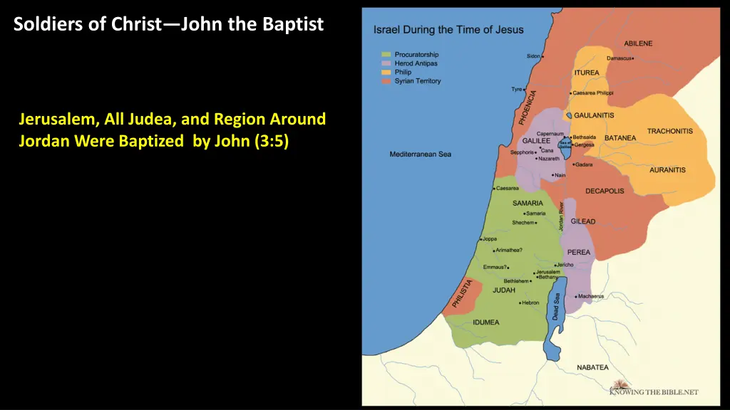 soldiers of christ john the baptist 17