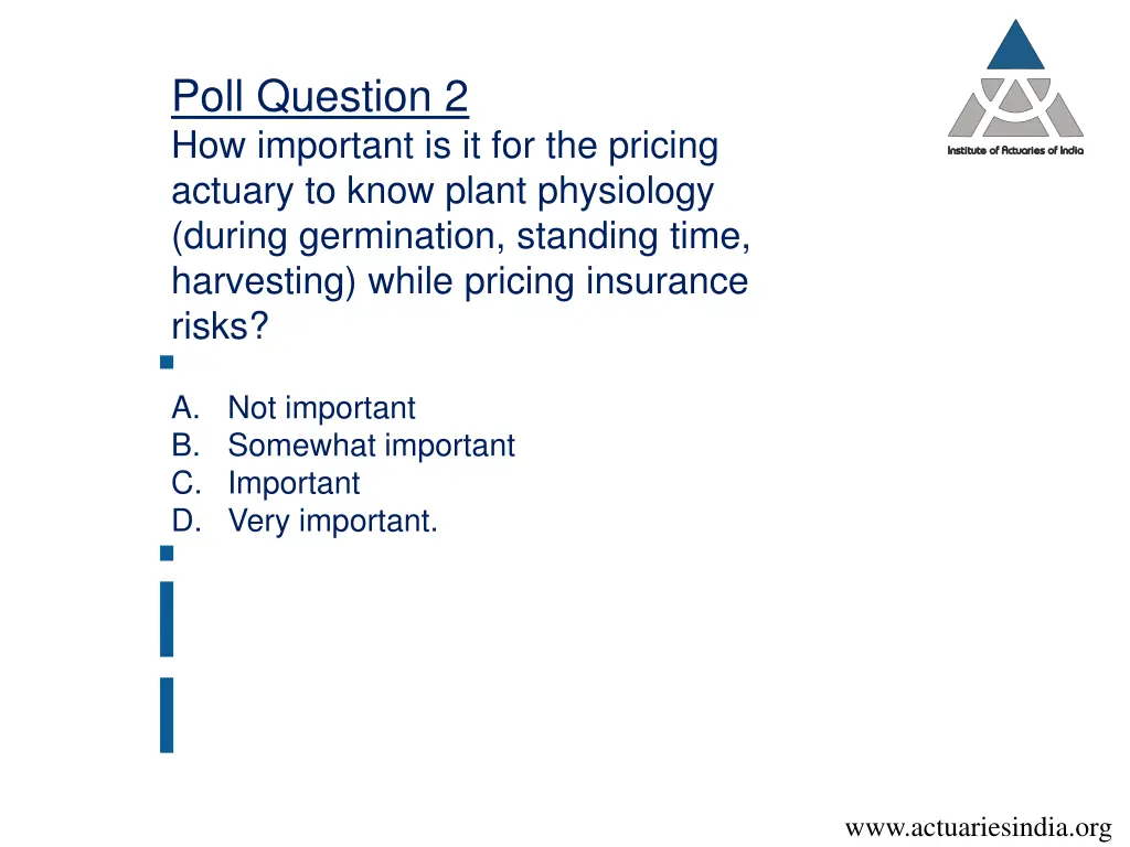 poll question 2 how important