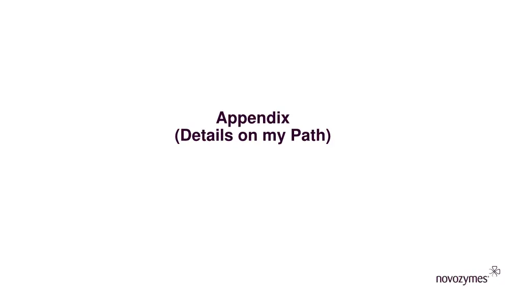 appendix