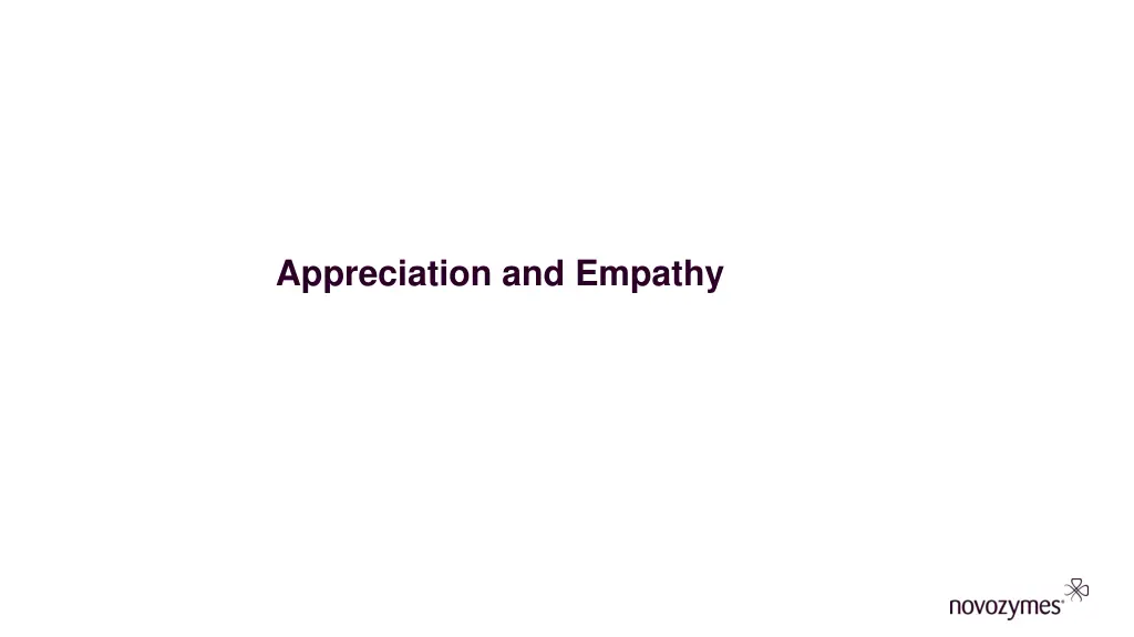 appreciation and empathy