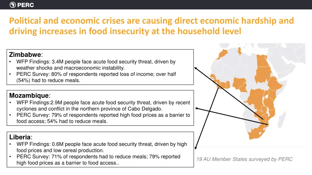 political and economic crises are causing direct 2