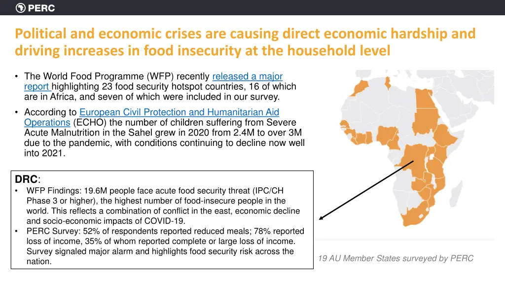 political and economic crises are causing direct