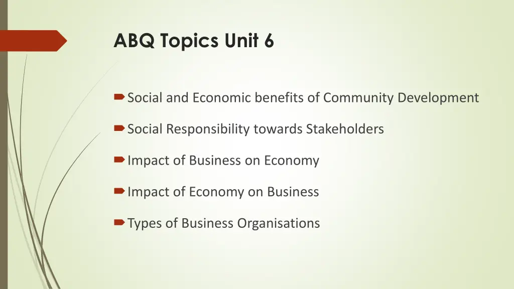 abq topics unit 6