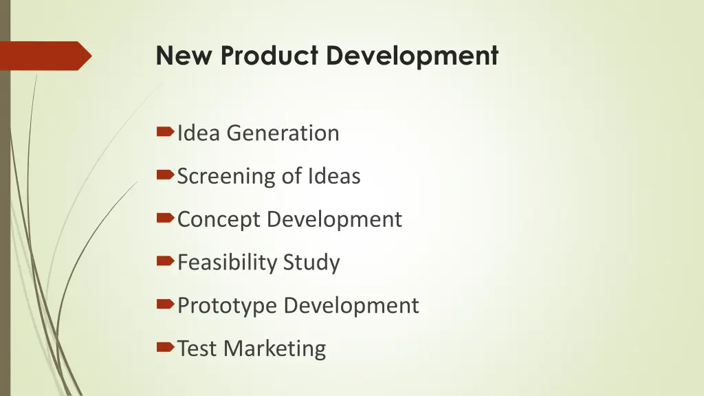 new product development