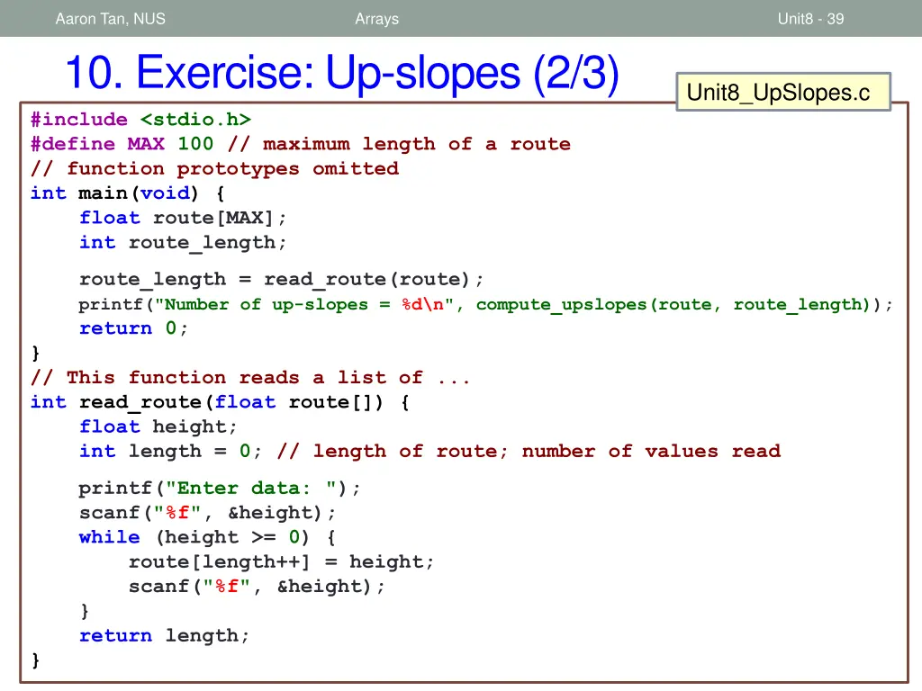 aaron tan nus 10 exercise up slopes 2 3