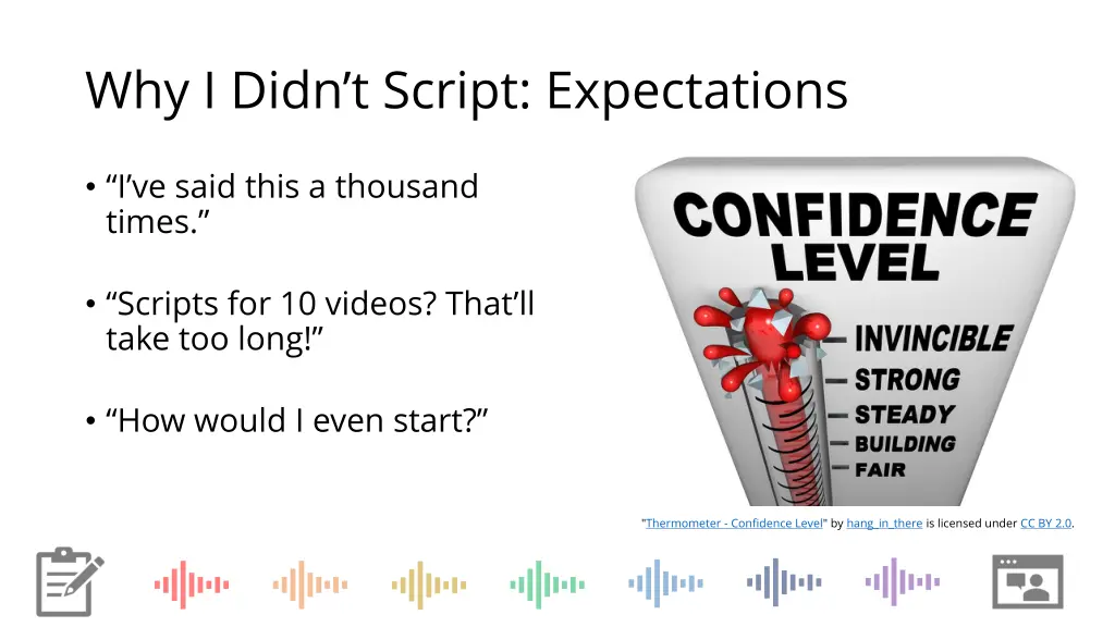 why i didn t script expectations