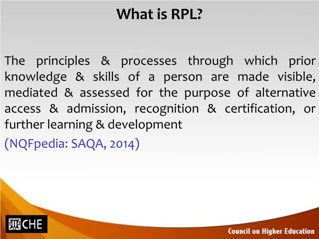 what is rpl