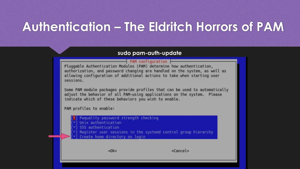 authentication the eldritch horrors of pam 2