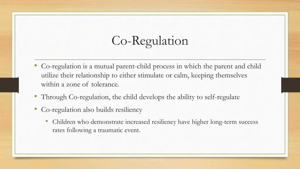 co regulation 1