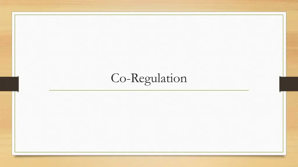 co regulation