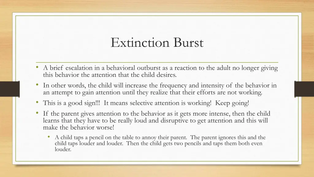 extinction burst