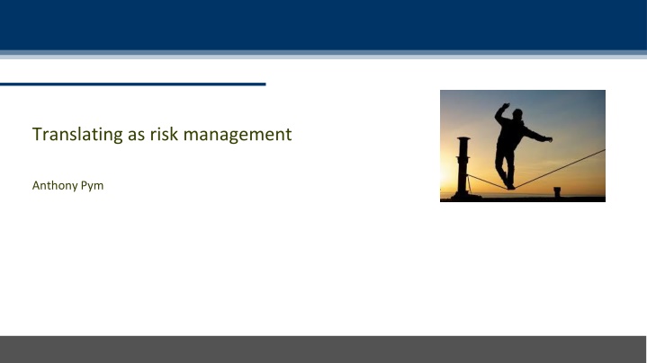 translating as risk management