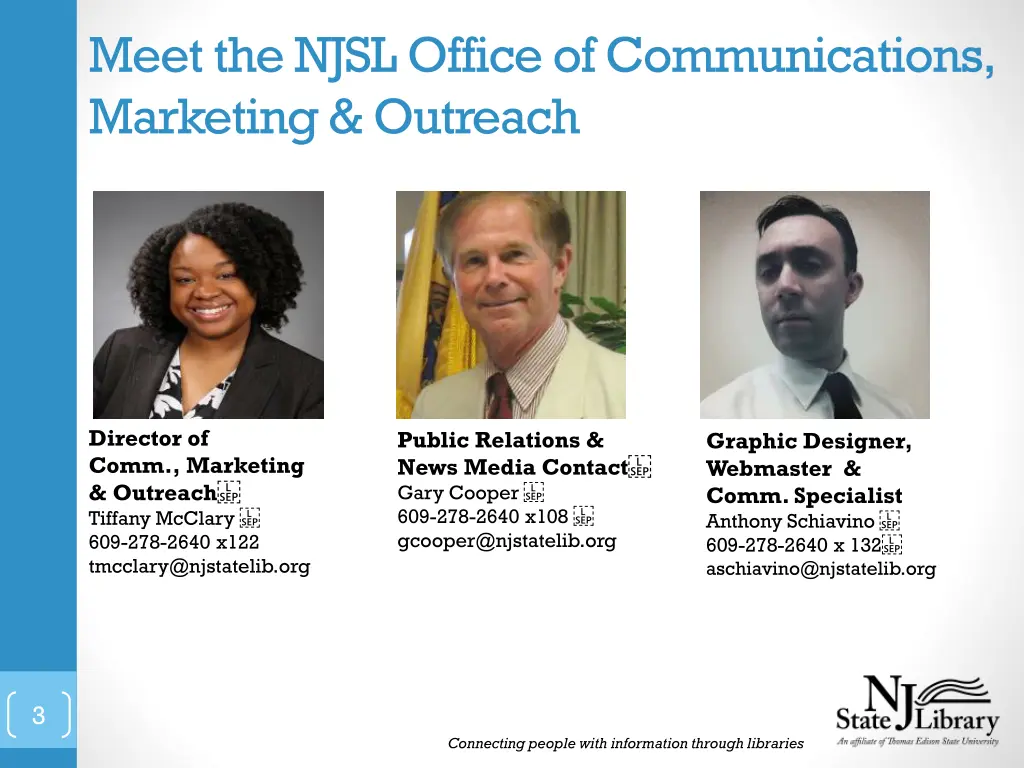 meet the njsl office of communications marketing