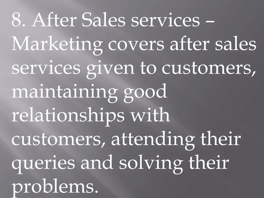 8 after sales services marketing covers after