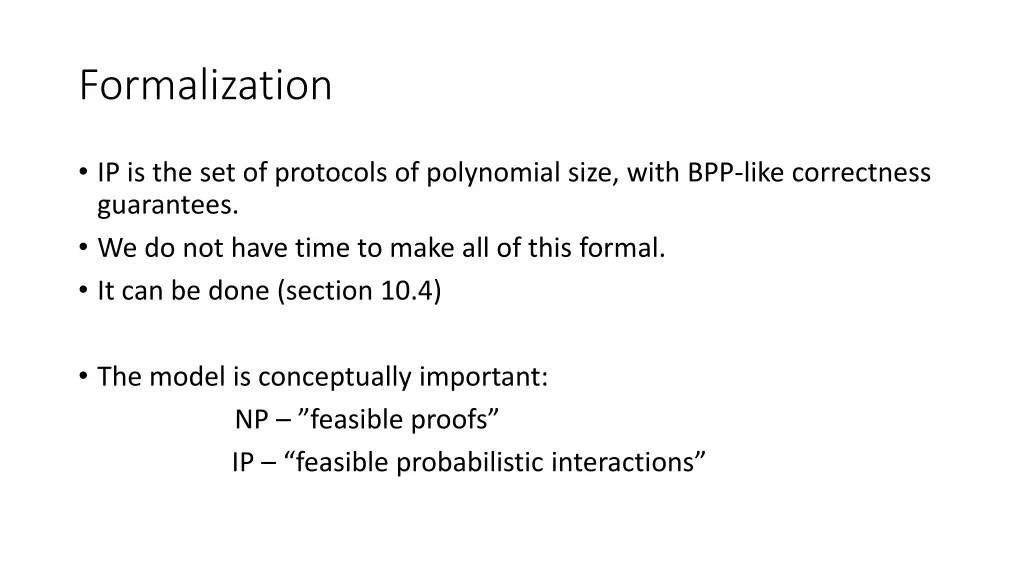 formalization 1