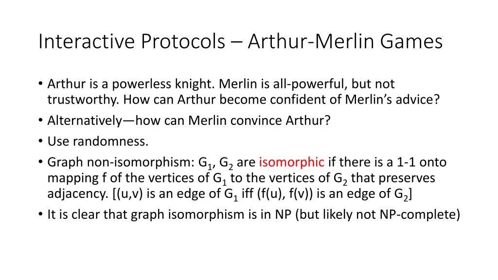 interactive protocols arthur merlin games 3