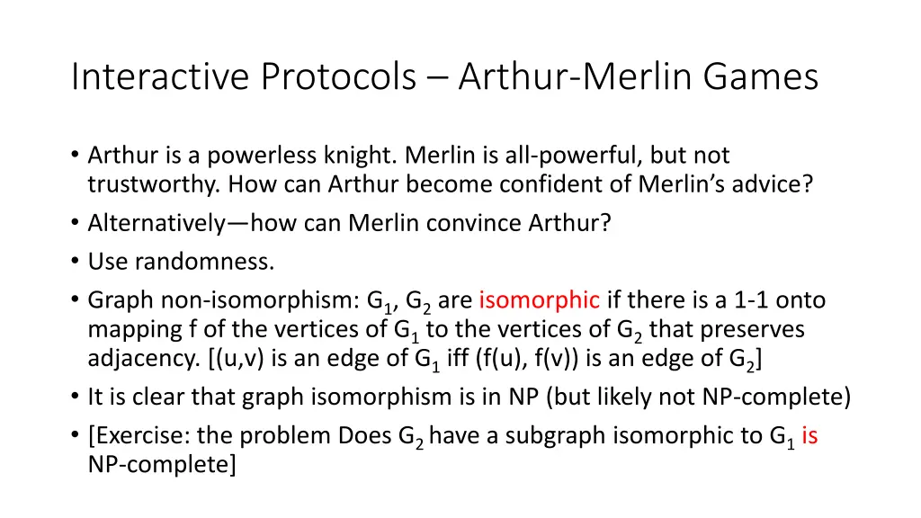 interactive protocols arthur merlin games 4