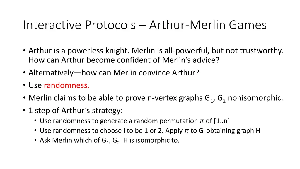 interactive protocols arthur merlin games 6