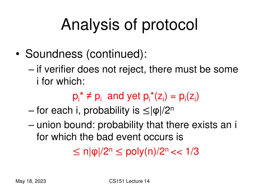 analysis of protocol 2