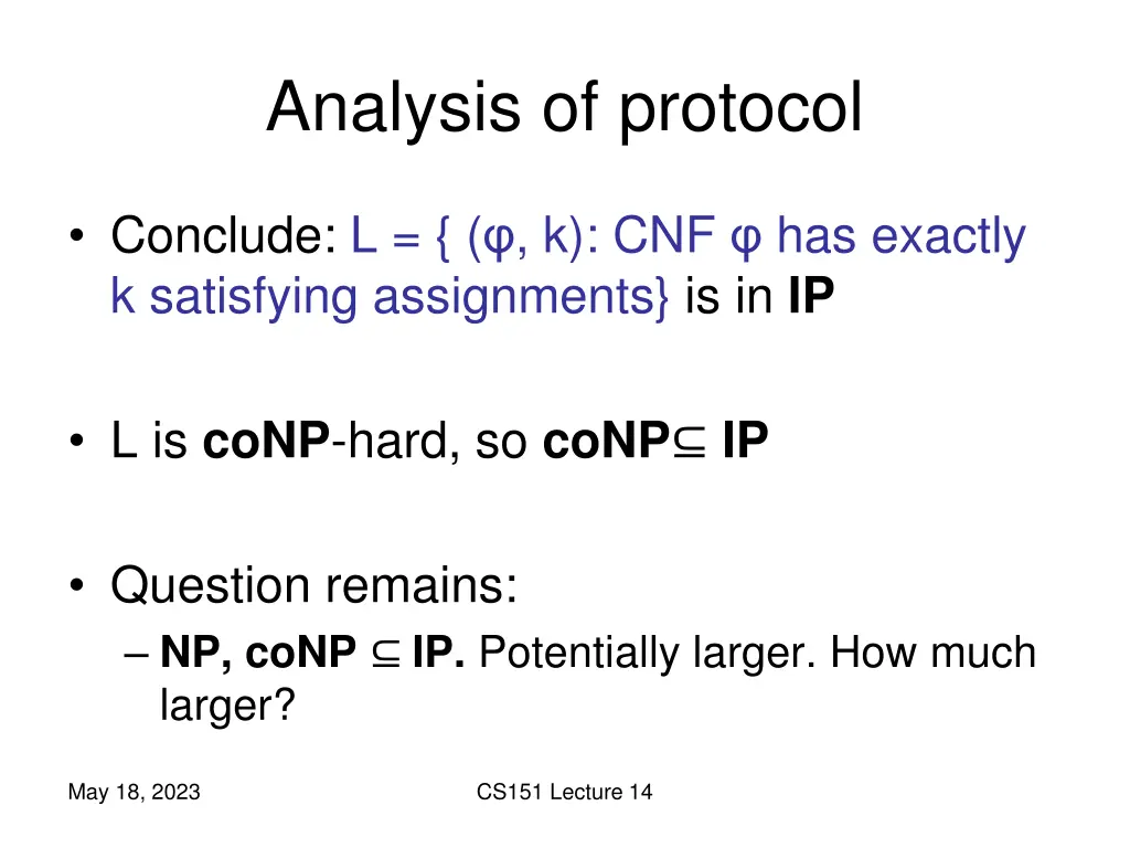 analysis of protocol 3