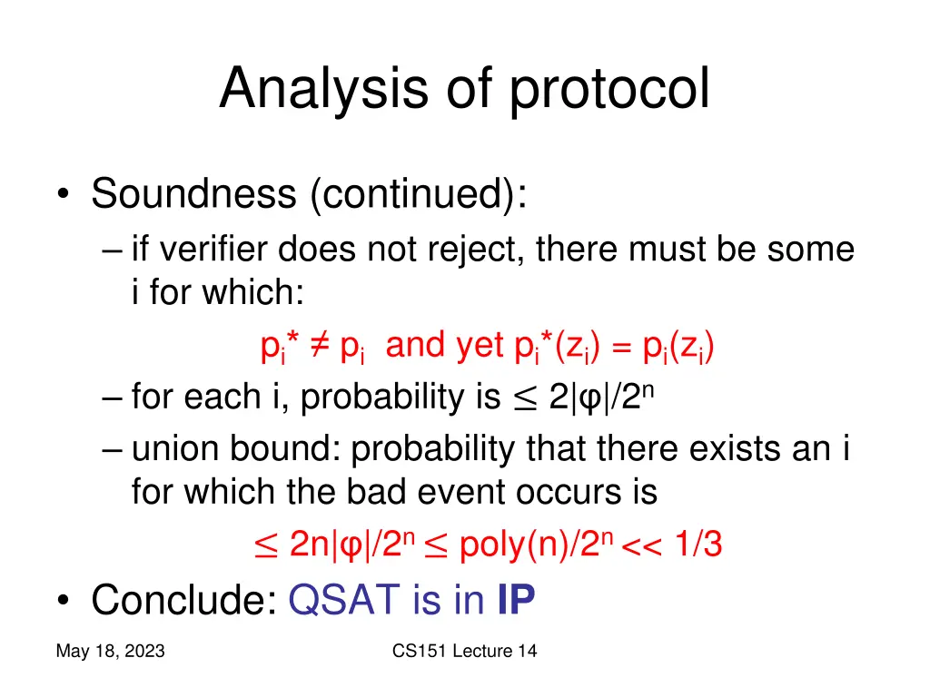 analysis of protocol 4