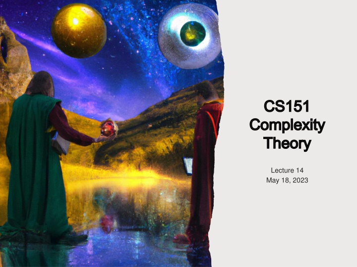 cs151 complexity theory