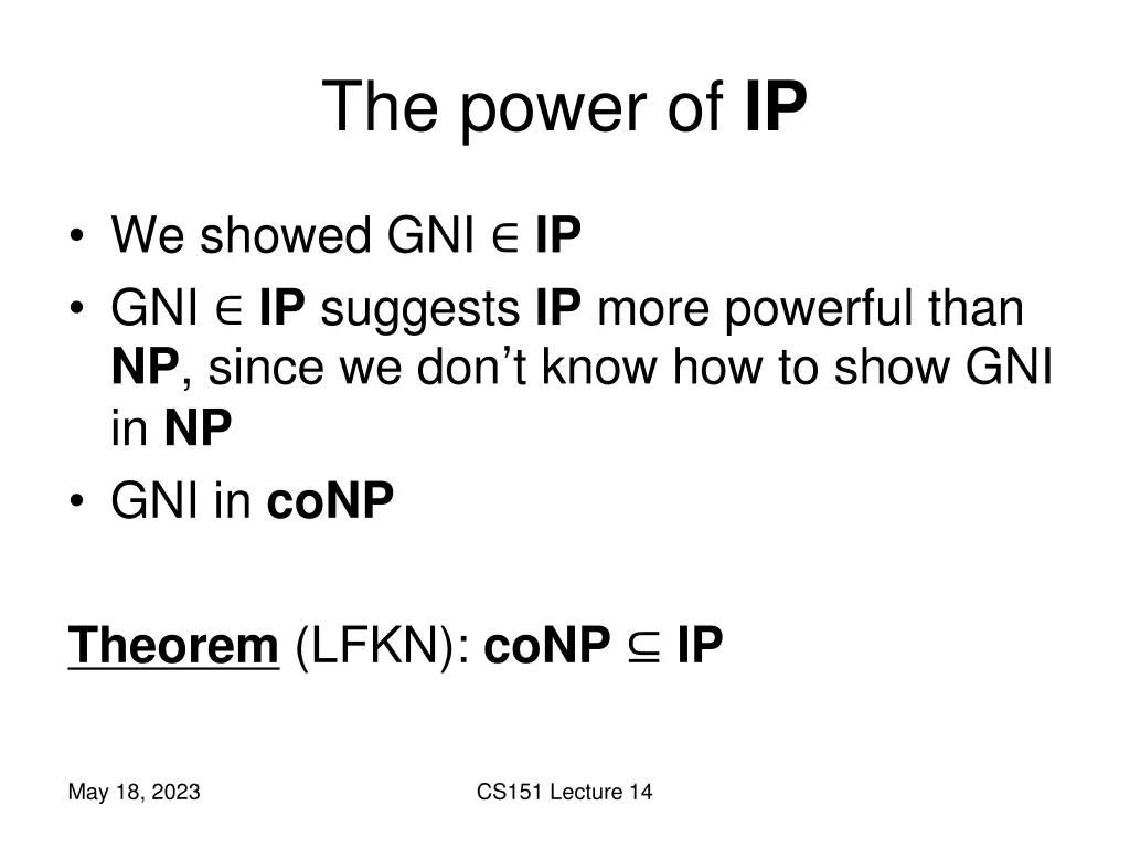 the power of ip