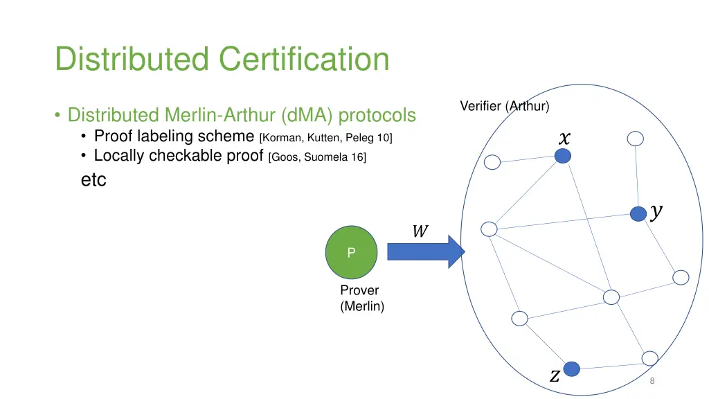 distributed certification