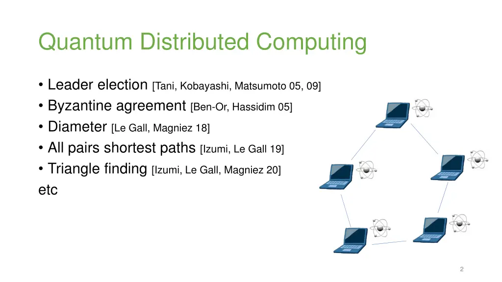 quantum distributed computing