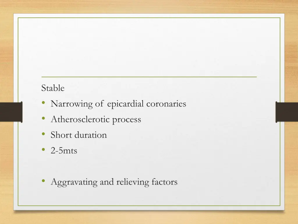 stable narrowing of epicardial coronaries