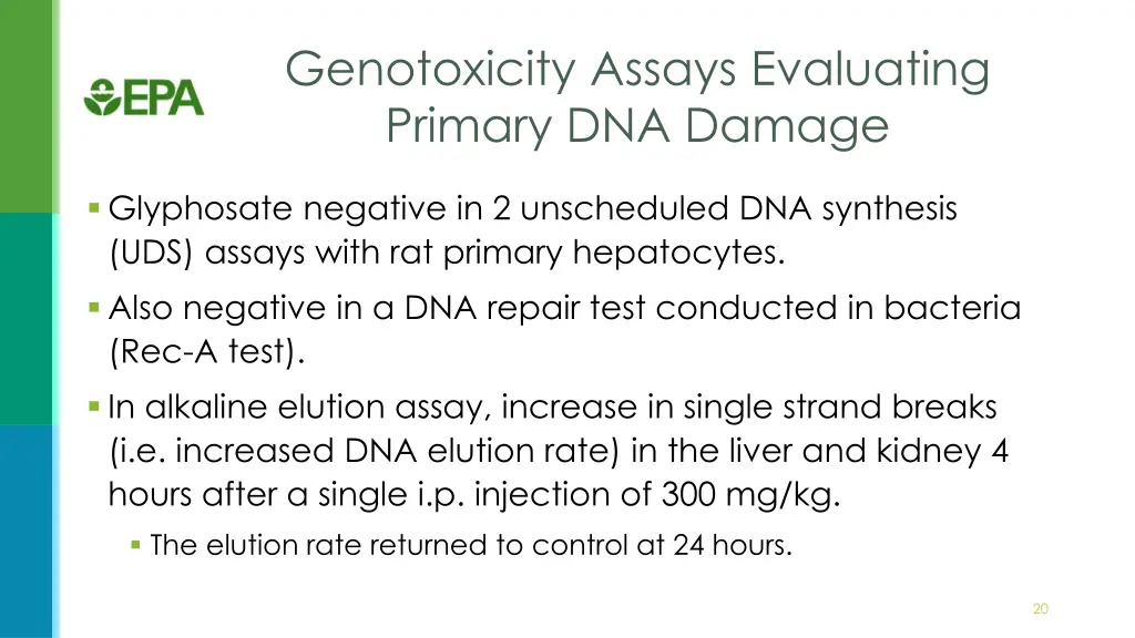 genotoxicity assays evaluating primary dna damage 2