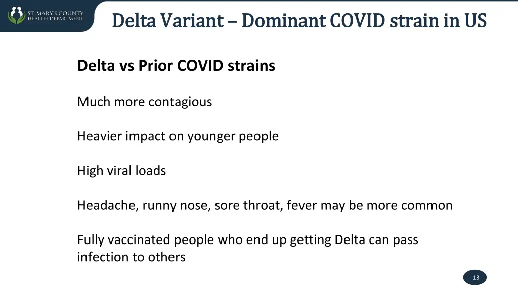 delta variant delta variant dominant covid strain