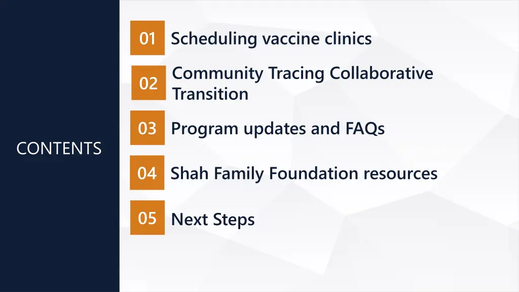 01 scheduling vaccine clinics