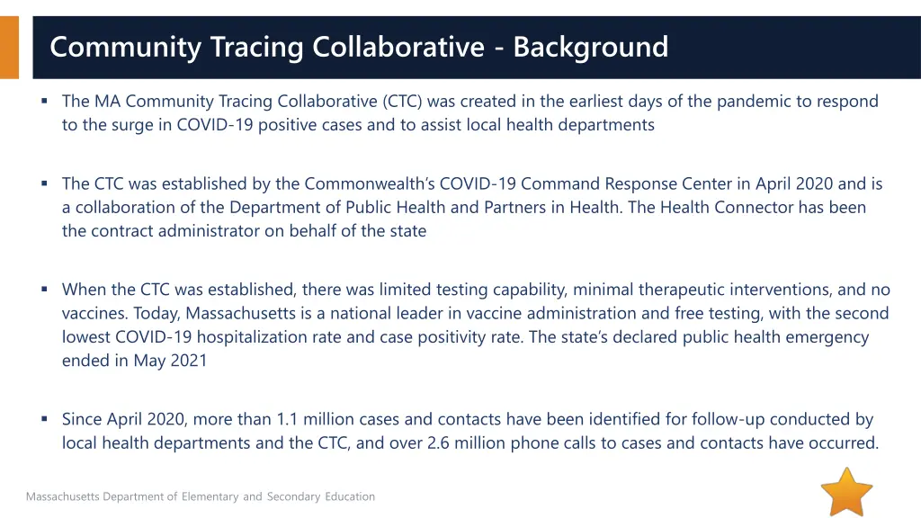 community tracing collaborative background