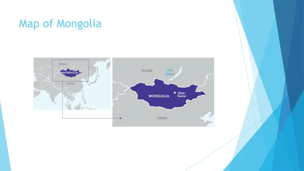 map of mongolia