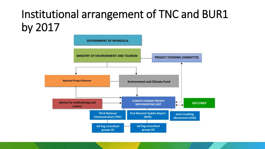 institutional arrangement of tnc and bur1