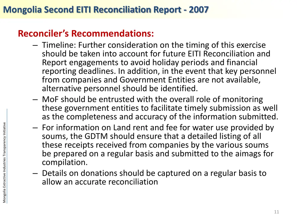 mongolia second eiti reconciliation report 2007 1