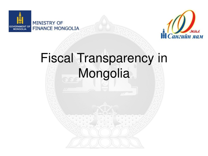 fiscal transparency in mongolia