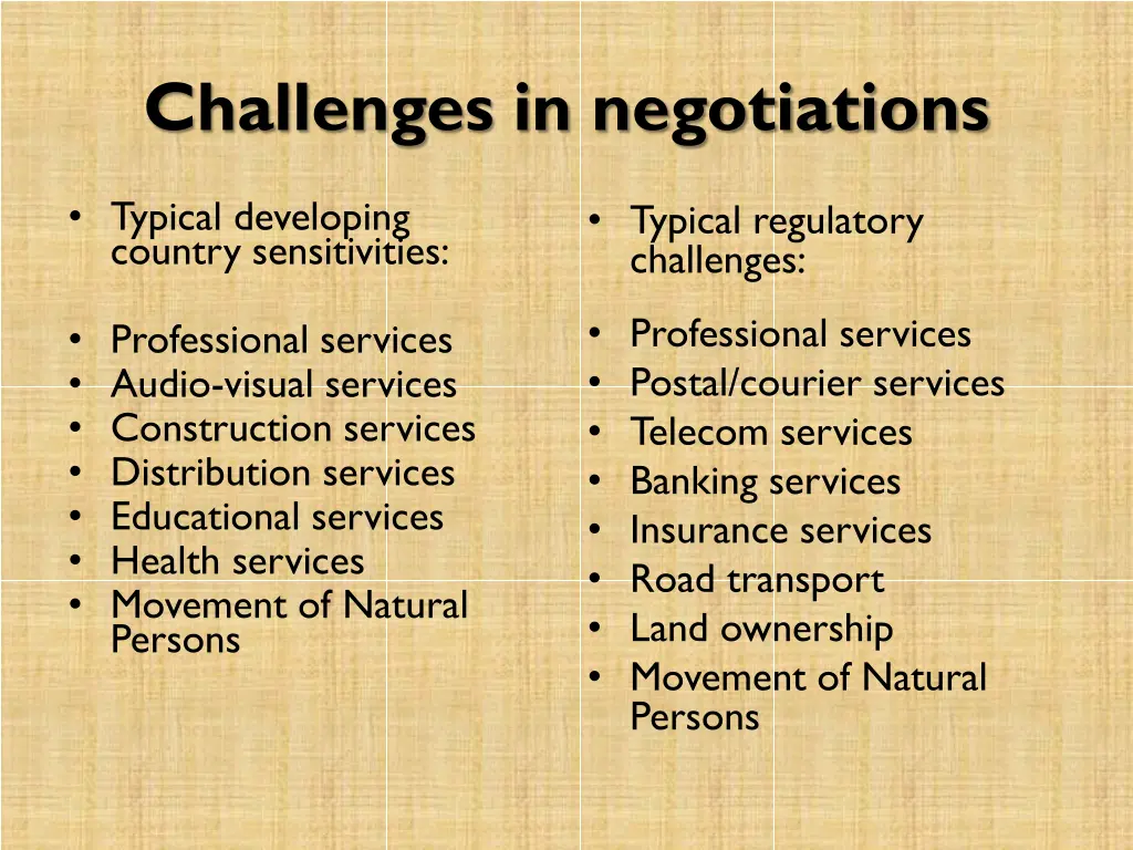 challenges in negotiations