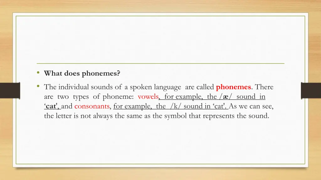 what does phonemes the individual sounds