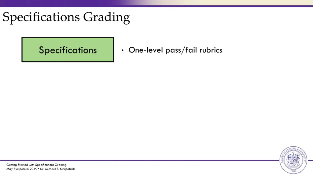 specifications grading