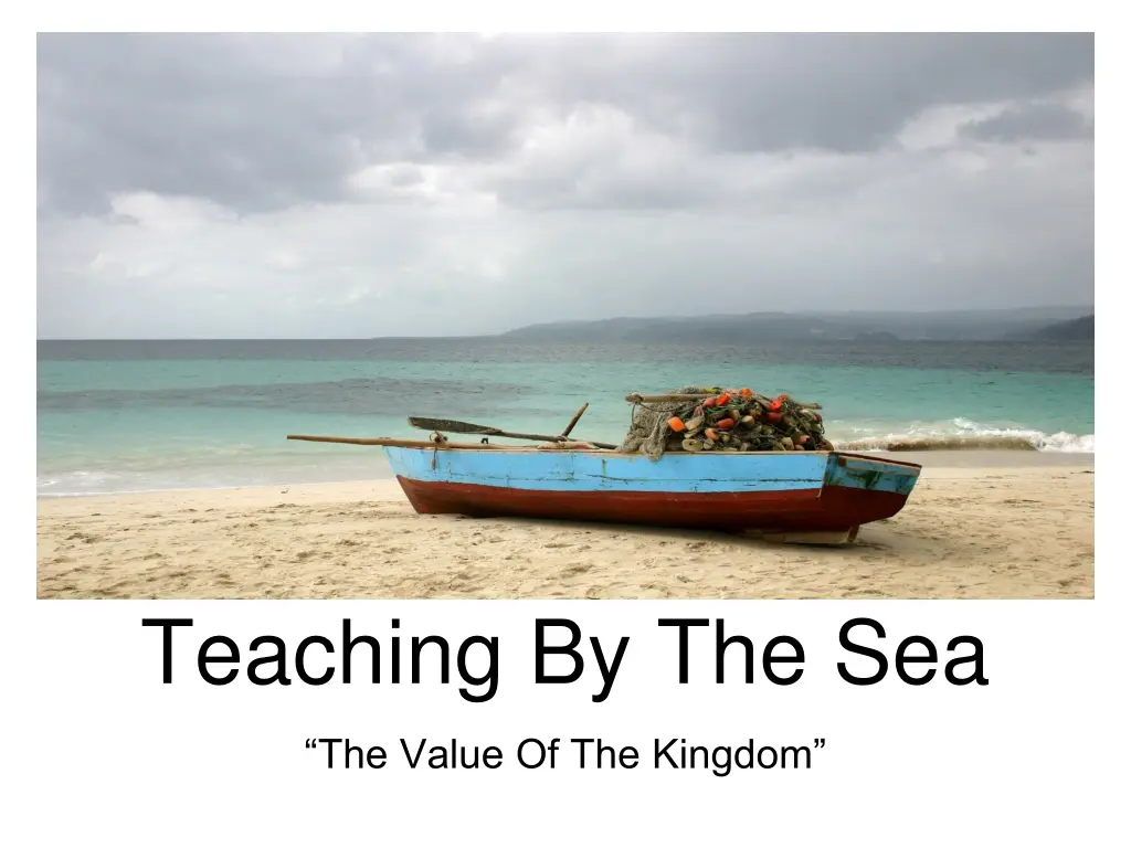 teaching by the sea