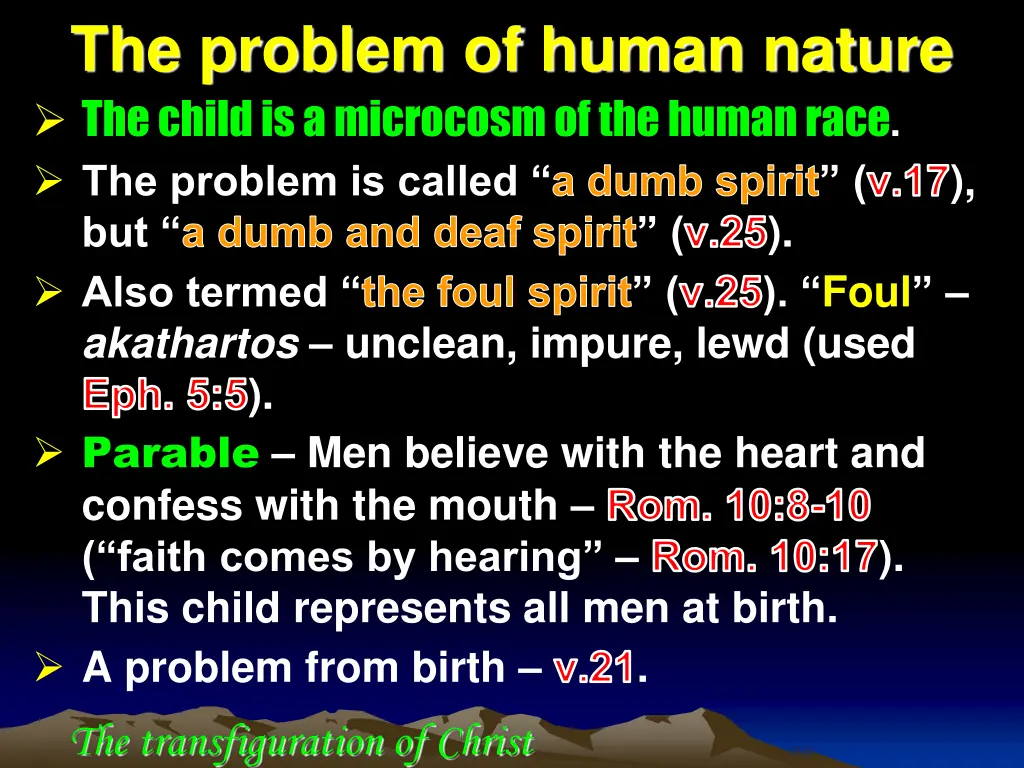 the problem of human nature the child