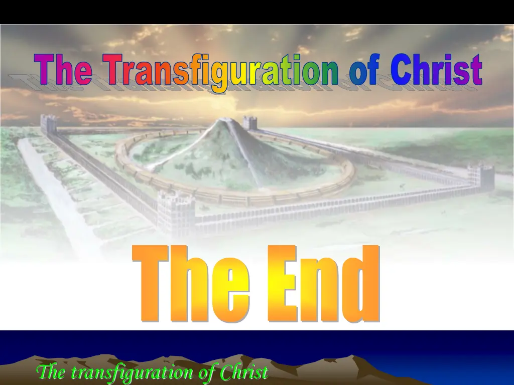 the transfiguration of christ